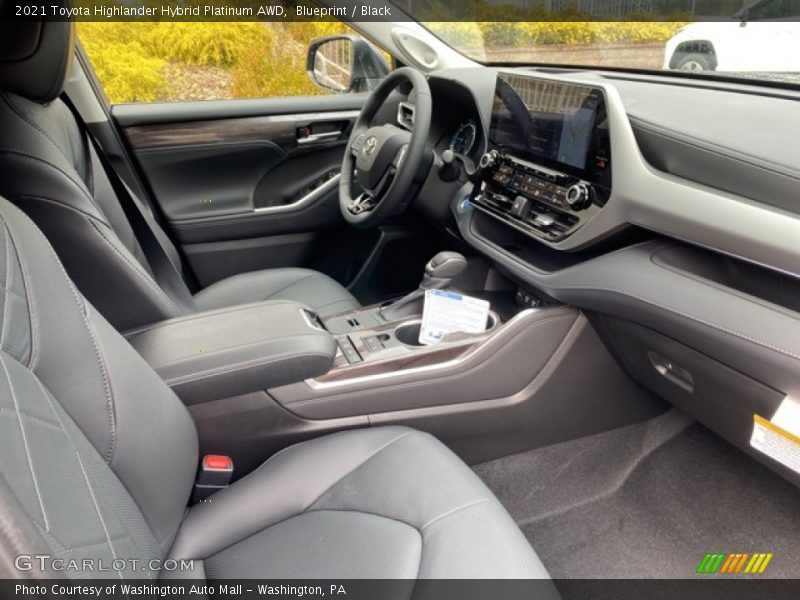 Blueprint / Black 2021 Toyota Highlander Hybrid Platinum AWD
