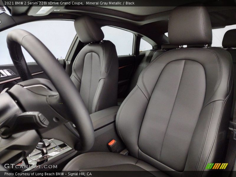 Mineral Gray Metallic / Black 2021 BMW 2 Series 228i sDrive Grand Coupe
