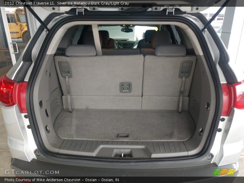 Silver Ice Metallic / Dark Gray/Light Gray 2012 Chevrolet Traverse LS