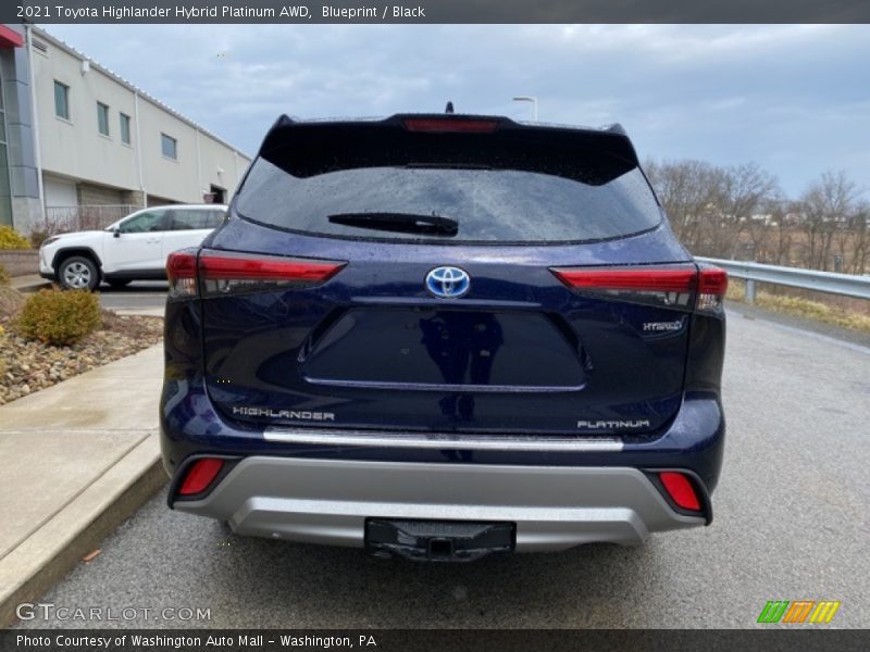 Blueprint / Black 2021 Toyota Highlander Hybrid Platinum AWD