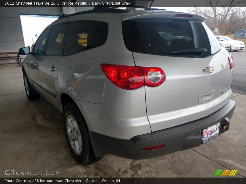 Silver Ice Metallic / Dark Gray/Light Gray 2012 Chevrolet Traverse LS