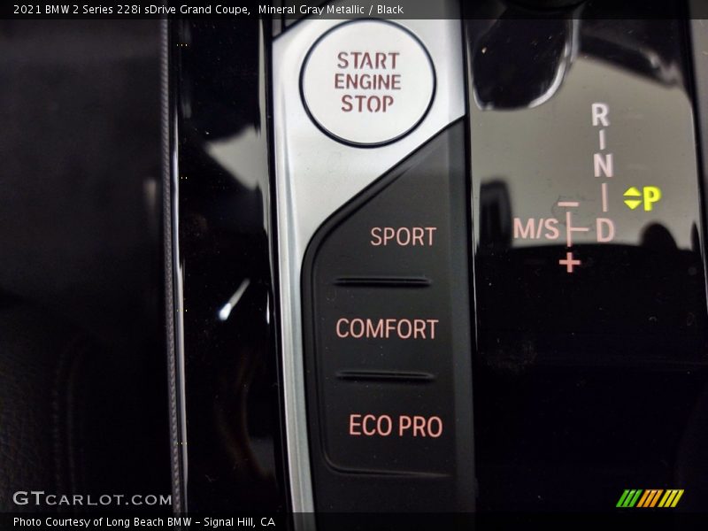 Mineral Gray Metallic / Black 2021 BMW 2 Series 228i sDrive Grand Coupe