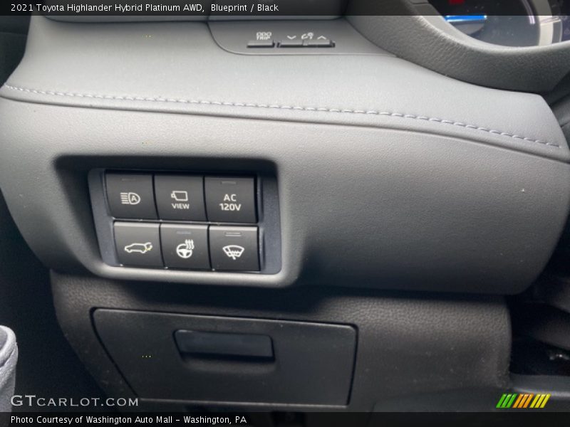 Blueprint / Black 2021 Toyota Highlander Hybrid Platinum AWD