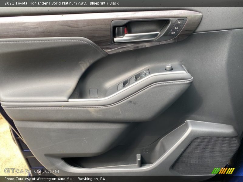 Blueprint / Black 2021 Toyota Highlander Hybrid Platinum AWD