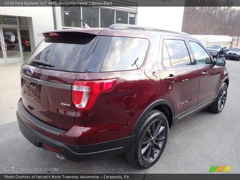 Burgundy Velvet / Ebony Black 2018 Ford Explorer XLT 4WD