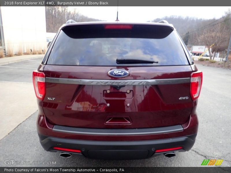 Burgundy Velvet / Ebony Black 2018 Ford Explorer XLT 4WD