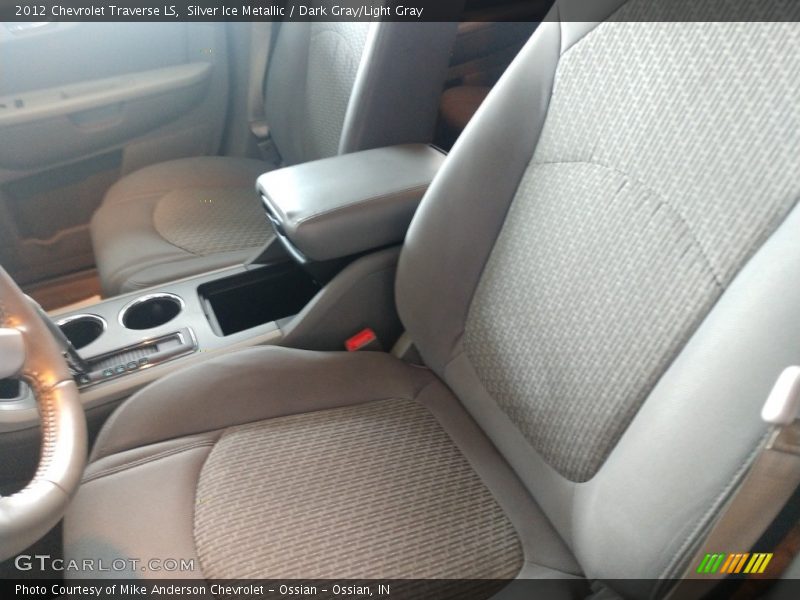 Silver Ice Metallic / Dark Gray/Light Gray 2012 Chevrolet Traverse LS