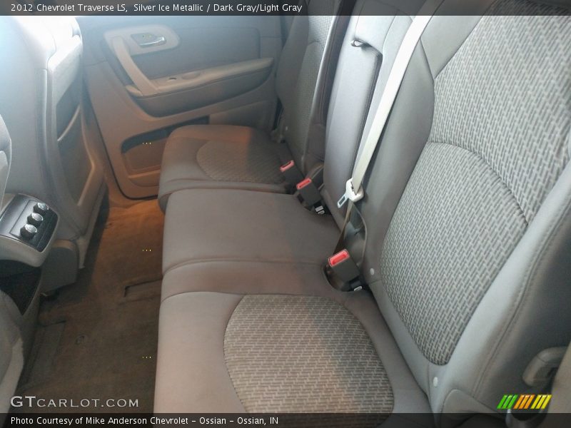 Silver Ice Metallic / Dark Gray/Light Gray 2012 Chevrolet Traverse LS