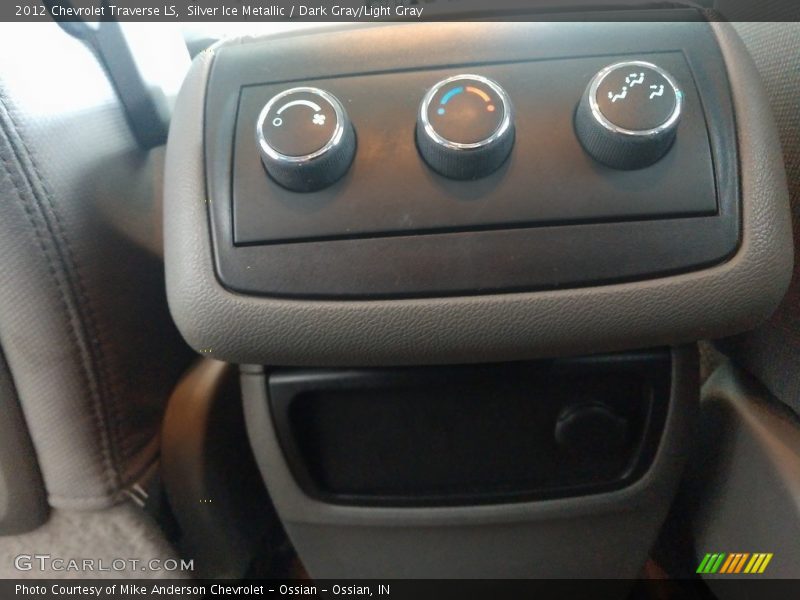 Silver Ice Metallic / Dark Gray/Light Gray 2012 Chevrolet Traverse LS