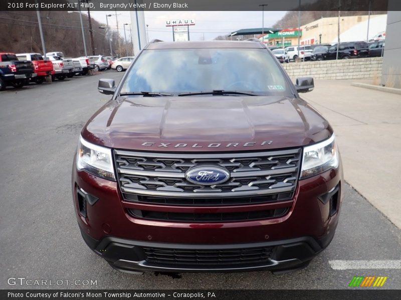 Burgundy Velvet / Ebony Black 2018 Ford Explorer XLT 4WD