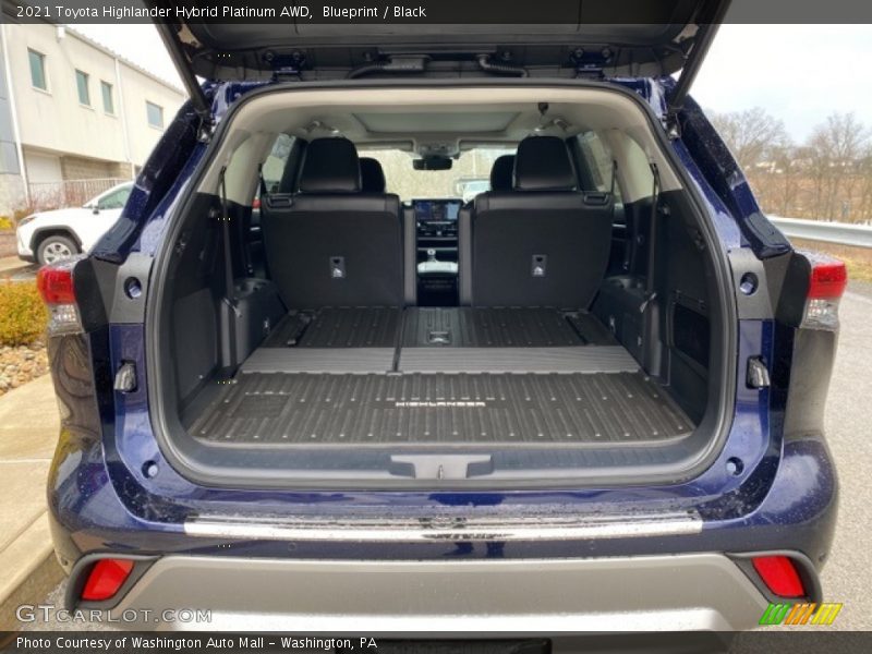 Blueprint / Black 2021 Toyota Highlander Hybrid Platinum AWD