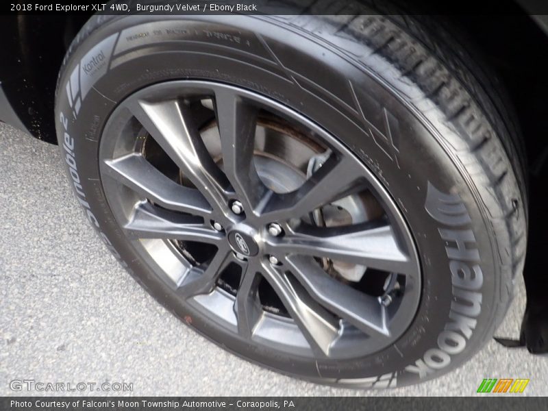 Burgundy Velvet / Ebony Black 2018 Ford Explorer XLT 4WD