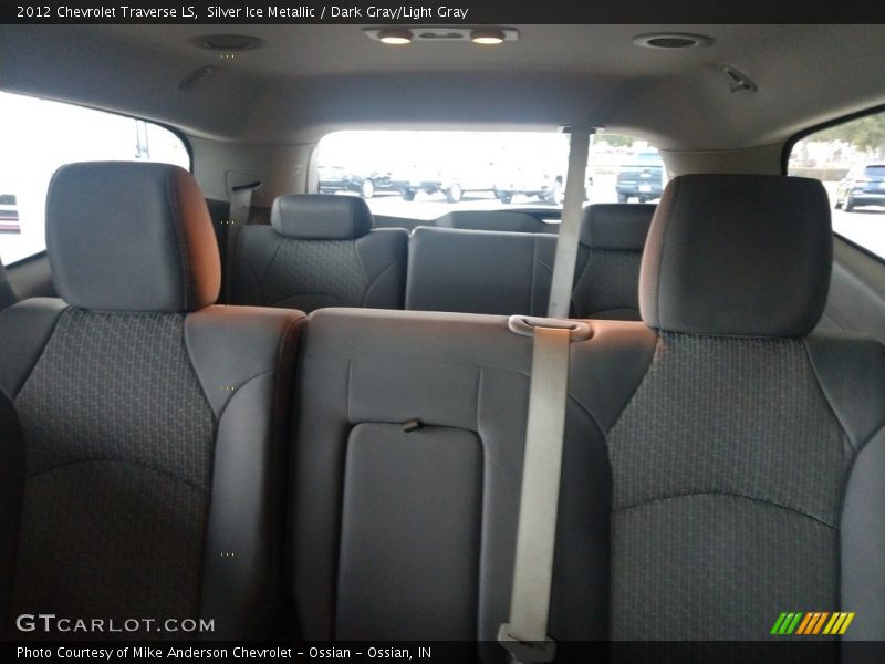 Silver Ice Metallic / Dark Gray/Light Gray 2012 Chevrolet Traverse LS