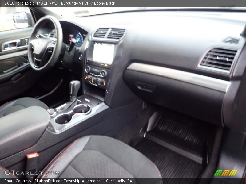 Burgundy Velvet / Ebony Black 2018 Ford Explorer XLT 4WD