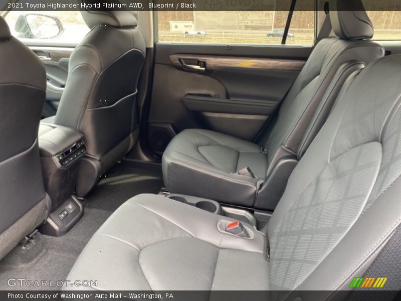 Blueprint / Black 2021 Toyota Highlander Hybrid Platinum AWD