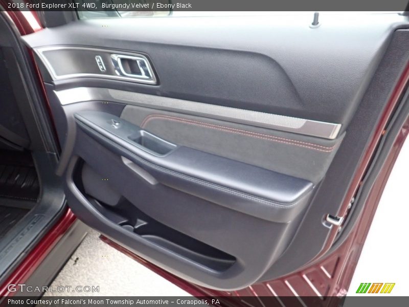 Burgundy Velvet / Ebony Black 2018 Ford Explorer XLT 4WD