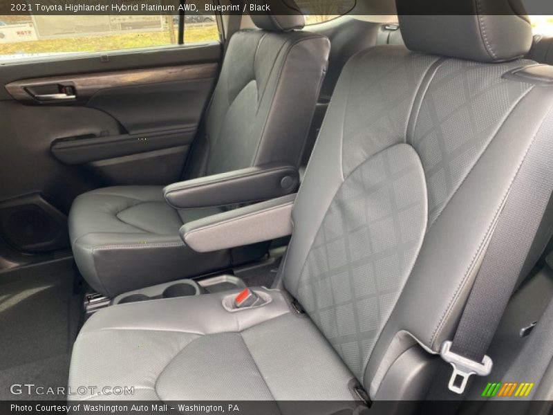 Blueprint / Black 2021 Toyota Highlander Hybrid Platinum AWD