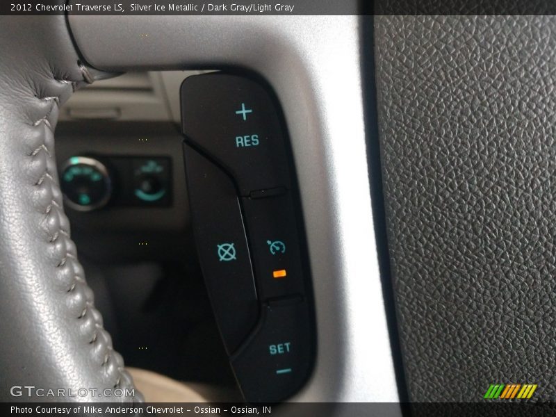 Silver Ice Metallic / Dark Gray/Light Gray 2012 Chevrolet Traverse LS