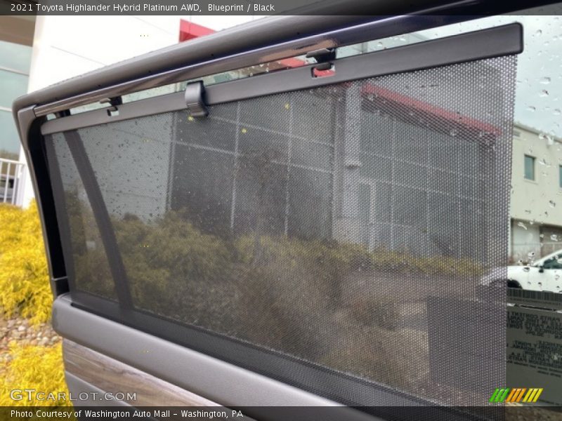 Blueprint / Black 2021 Toyota Highlander Hybrid Platinum AWD
