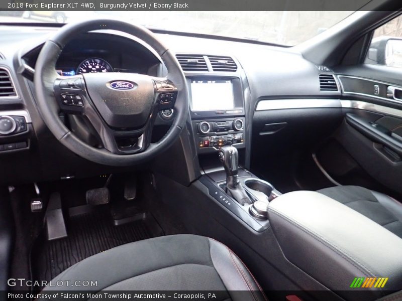 Burgundy Velvet / Ebony Black 2018 Ford Explorer XLT 4WD