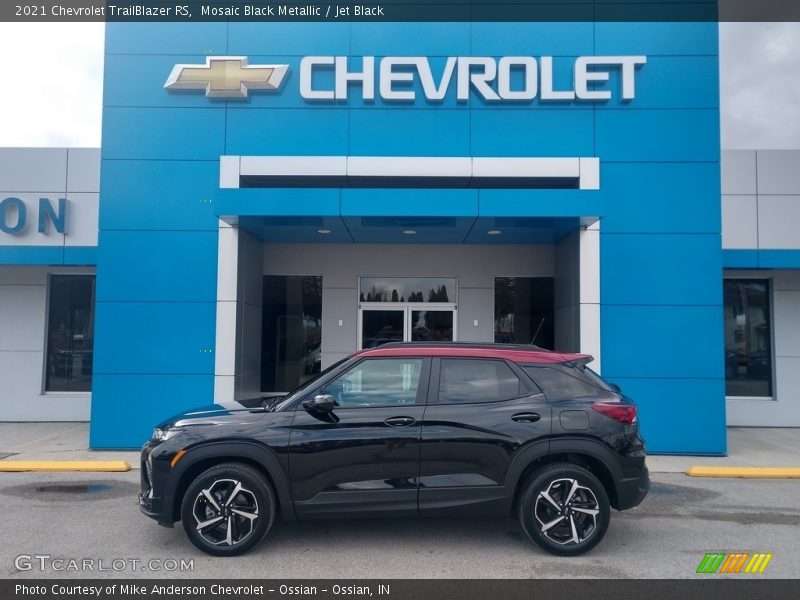 Mosaic Black Metallic / Jet Black 2021 Chevrolet TrailBlazer RS