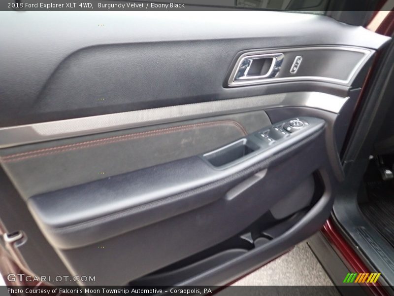 Burgundy Velvet / Ebony Black 2018 Ford Explorer XLT 4WD