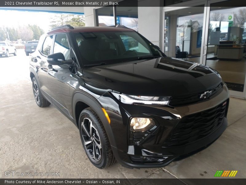 Mosaic Black Metallic / Jet Black 2021 Chevrolet Trailblazer RS