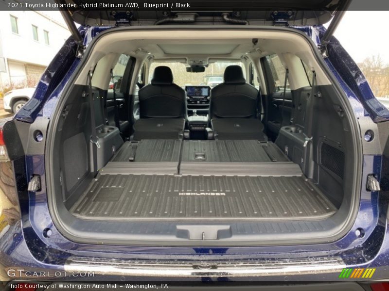 Blueprint / Black 2021 Toyota Highlander Hybrid Platinum AWD