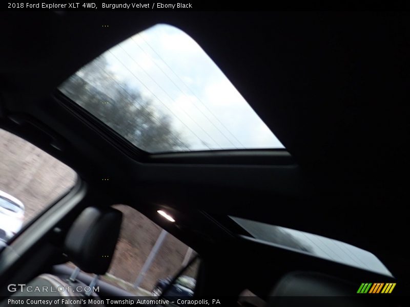 Burgundy Velvet / Ebony Black 2018 Ford Explorer XLT 4WD