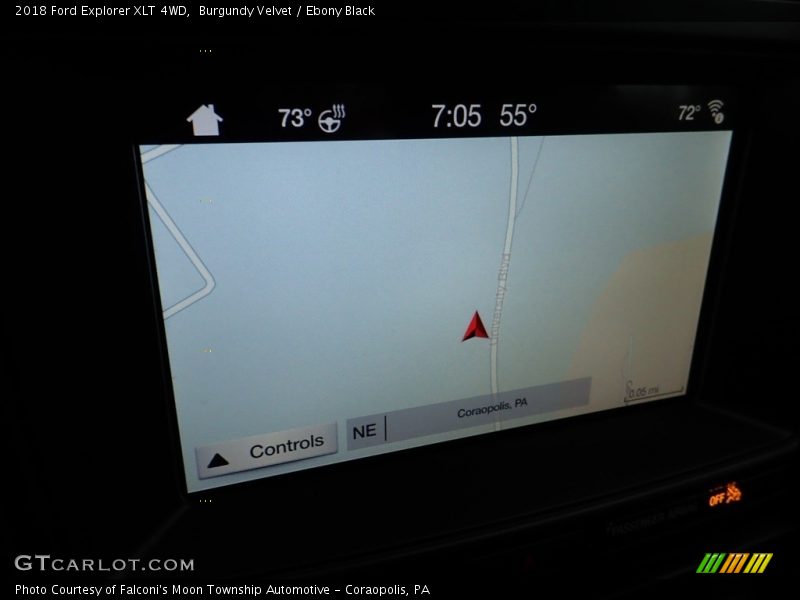 Burgundy Velvet / Ebony Black 2018 Ford Explorer XLT 4WD