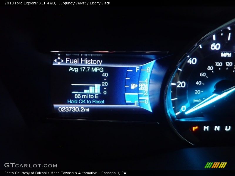 Burgundy Velvet / Ebony Black 2018 Ford Explorer XLT 4WD