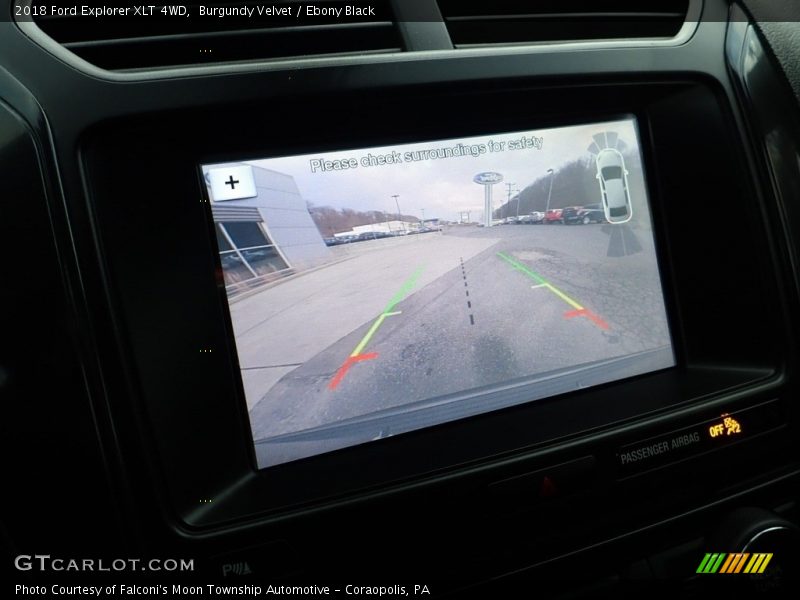 Burgundy Velvet / Ebony Black 2018 Ford Explorer XLT 4WD