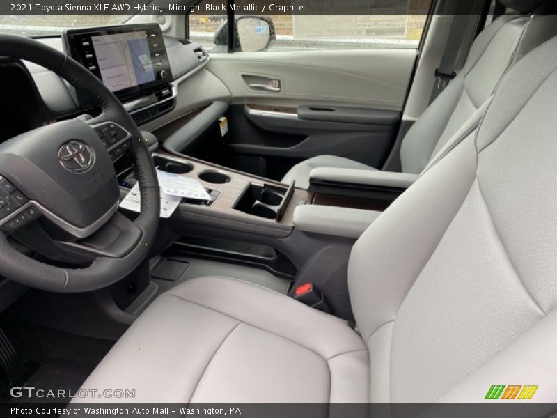 Midnight Black Metallic / Graphite 2021 Toyota Sienna XLE AWD Hybrid