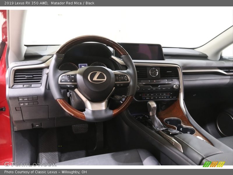 Matador Red Mica / Black 2019 Lexus RX 350 AWD
