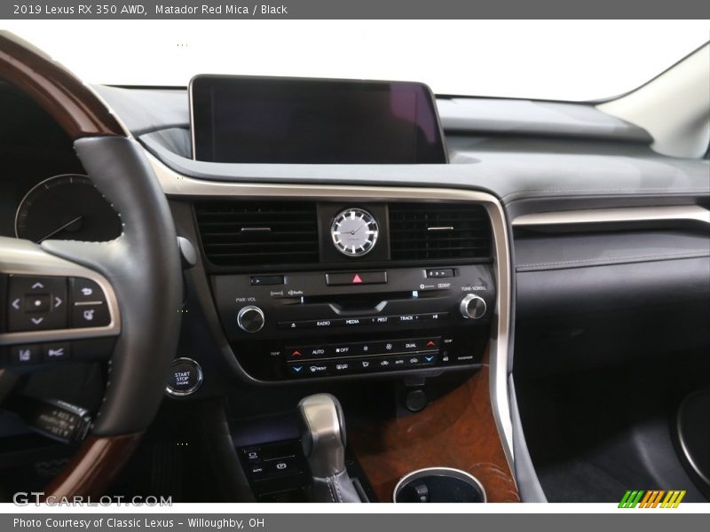 Matador Red Mica / Black 2019 Lexus RX 350 AWD