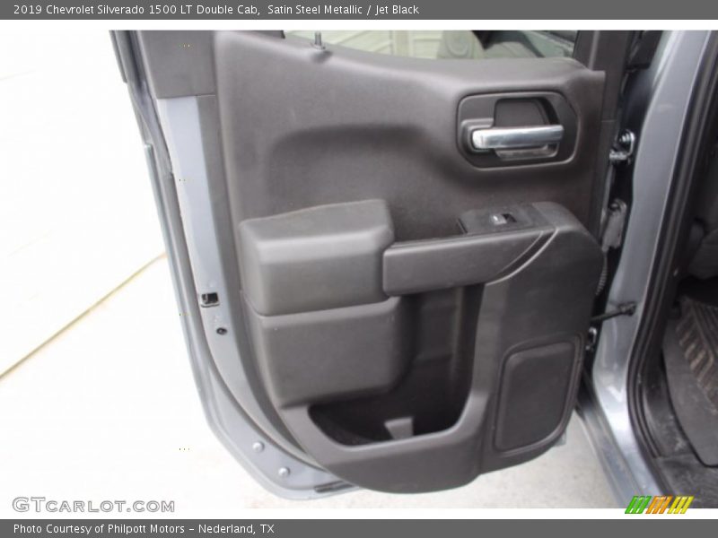 Satin Steel Metallic / Jet Black 2019 Chevrolet Silverado 1500 LT Double Cab