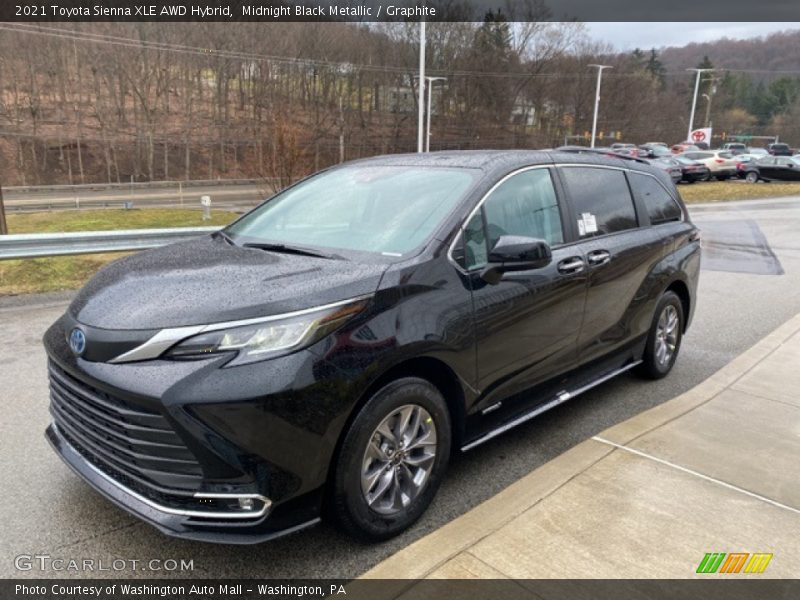 Midnight Black Metallic / Graphite 2021 Toyota Sienna XLE AWD Hybrid