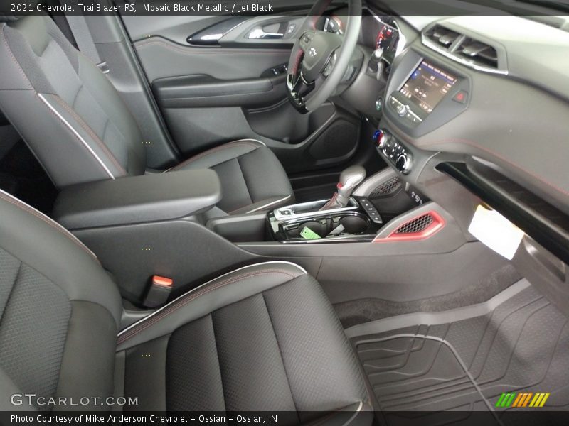 Front Seat of 2021 TrailBlazer RS