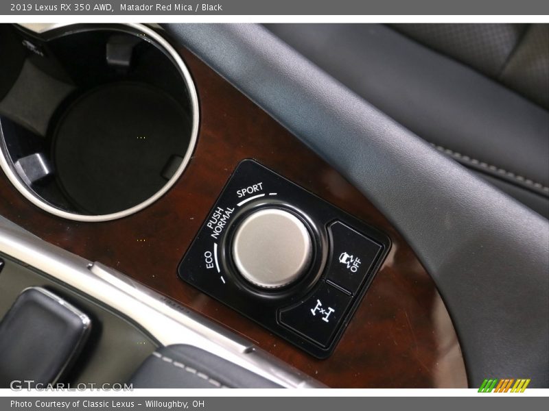 Matador Red Mica / Black 2019 Lexus RX 350 AWD