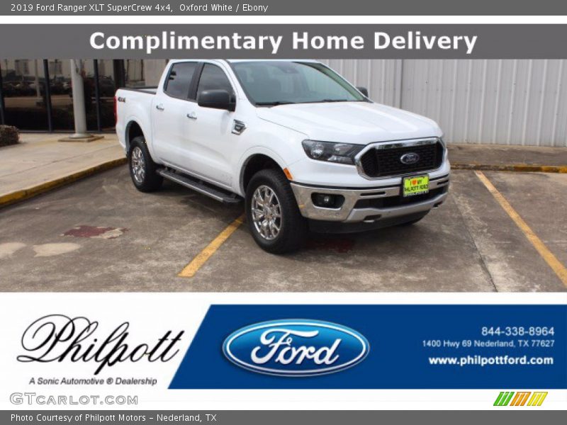 Oxford White / Ebony 2019 Ford Ranger XLT SuperCrew 4x4