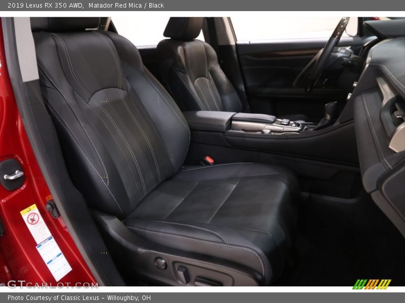 Matador Red Mica / Black 2019 Lexus RX 350 AWD