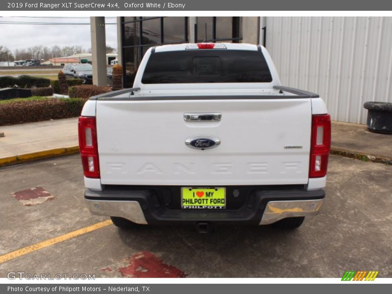 Oxford White / Ebony 2019 Ford Ranger XLT SuperCrew 4x4
