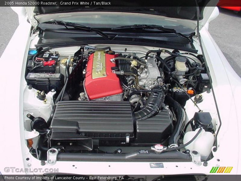 Grand Prix White / Tan/Black 2005 Honda S2000 Roadster