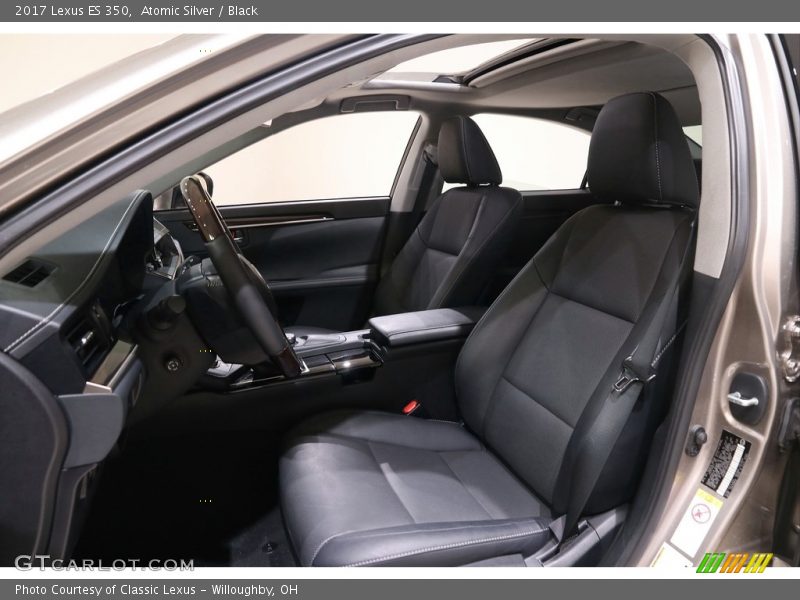 Atomic Silver / Black 2017 Lexus ES 350