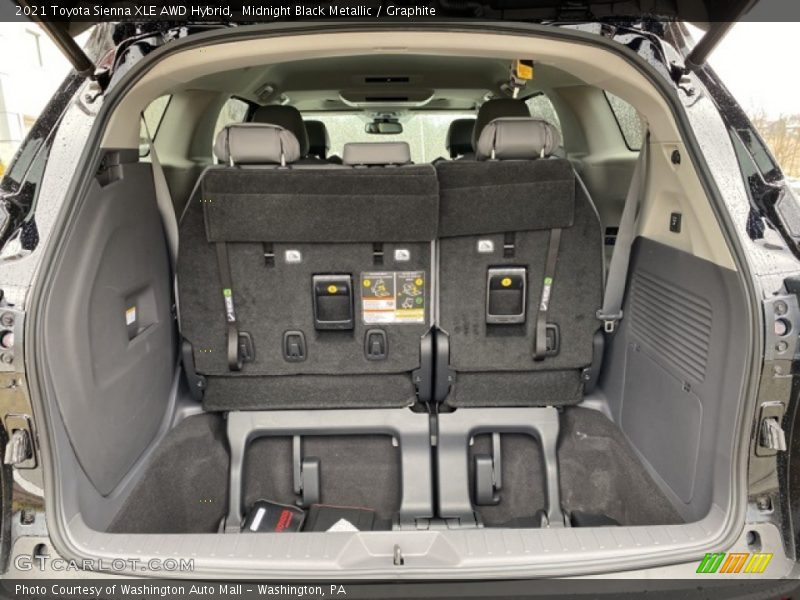 Midnight Black Metallic / Graphite 2021 Toyota Sienna XLE AWD Hybrid