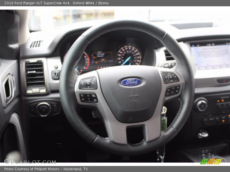 Oxford White / Ebony 2019 Ford Ranger XLT SuperCrew 4x4