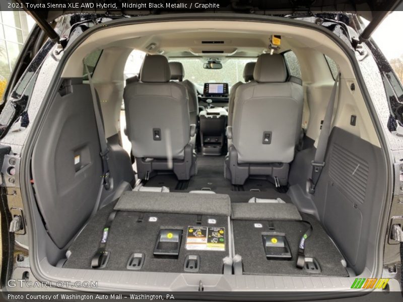 Midnight Black Metallic / Graphite 2021 Toyota Sienna XLE AWD Hybrid