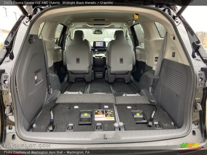 Midnight Black Metallic / Graphite 2021 Toyota Sienna XLE AWD Hybrid