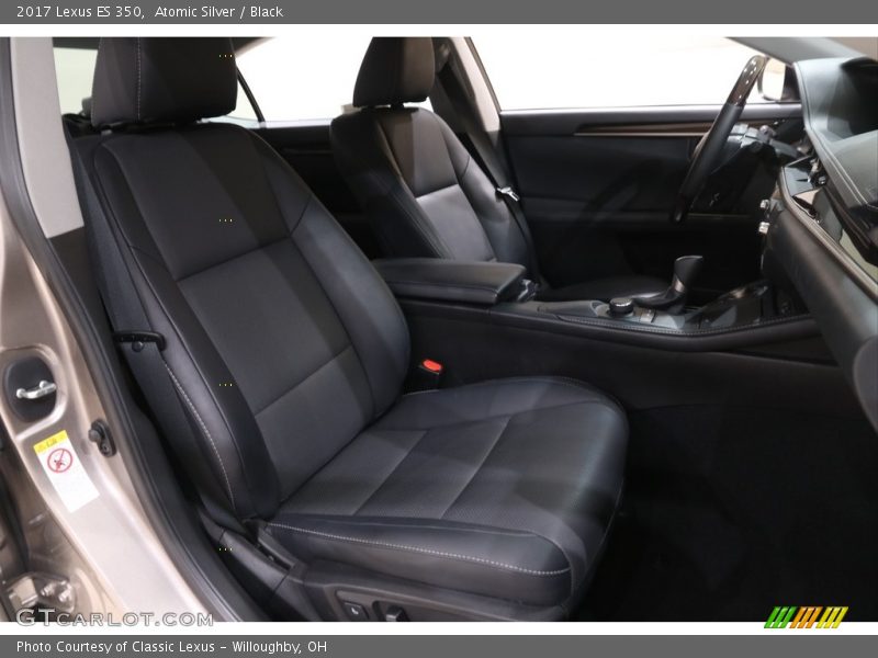 Atomic Silver / Black 2017 Lexus ES 350
