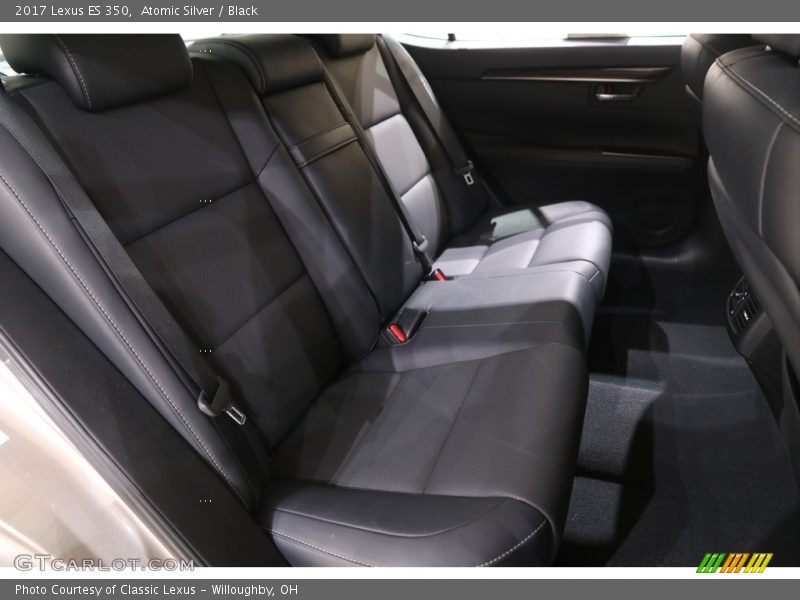 Atomic Silver / Black 2017 Lexus ES 350